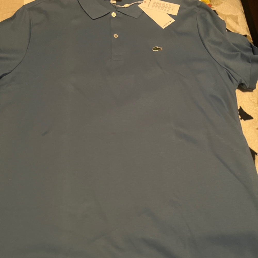Lacoste Men's Sky Blue Polo Shirt